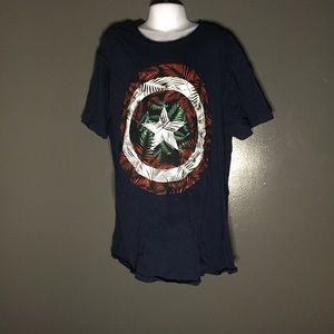 The leafy marvel captain American shield shirt